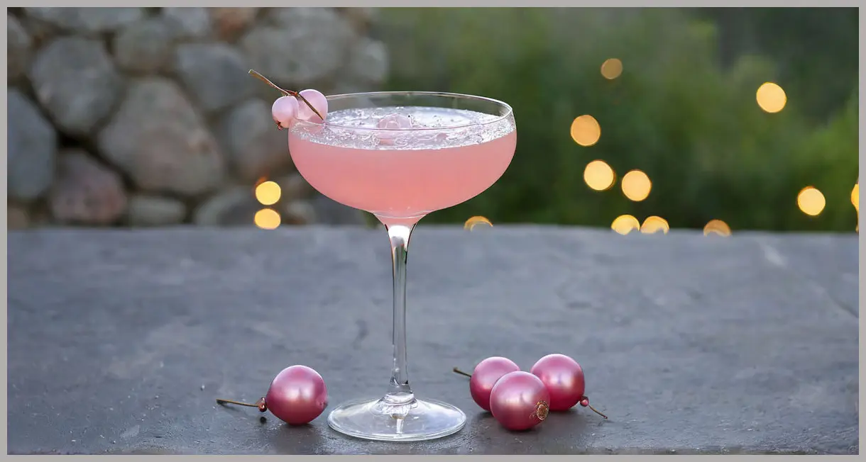 Pink Gibson Cocktail Recipe