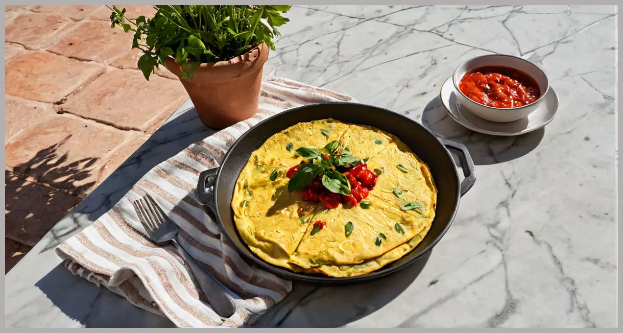 Spicy Vegan Omelette Recipe