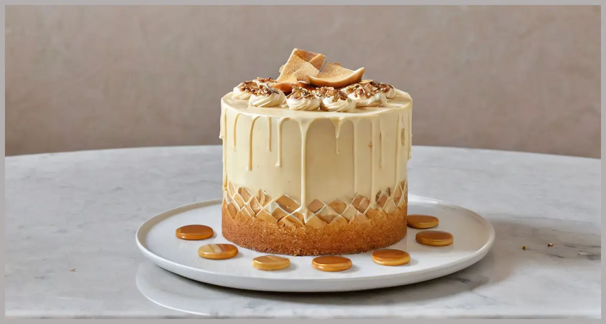 Caramelised White Chocolate, Burnt Butter and Tahini Cake Recipe