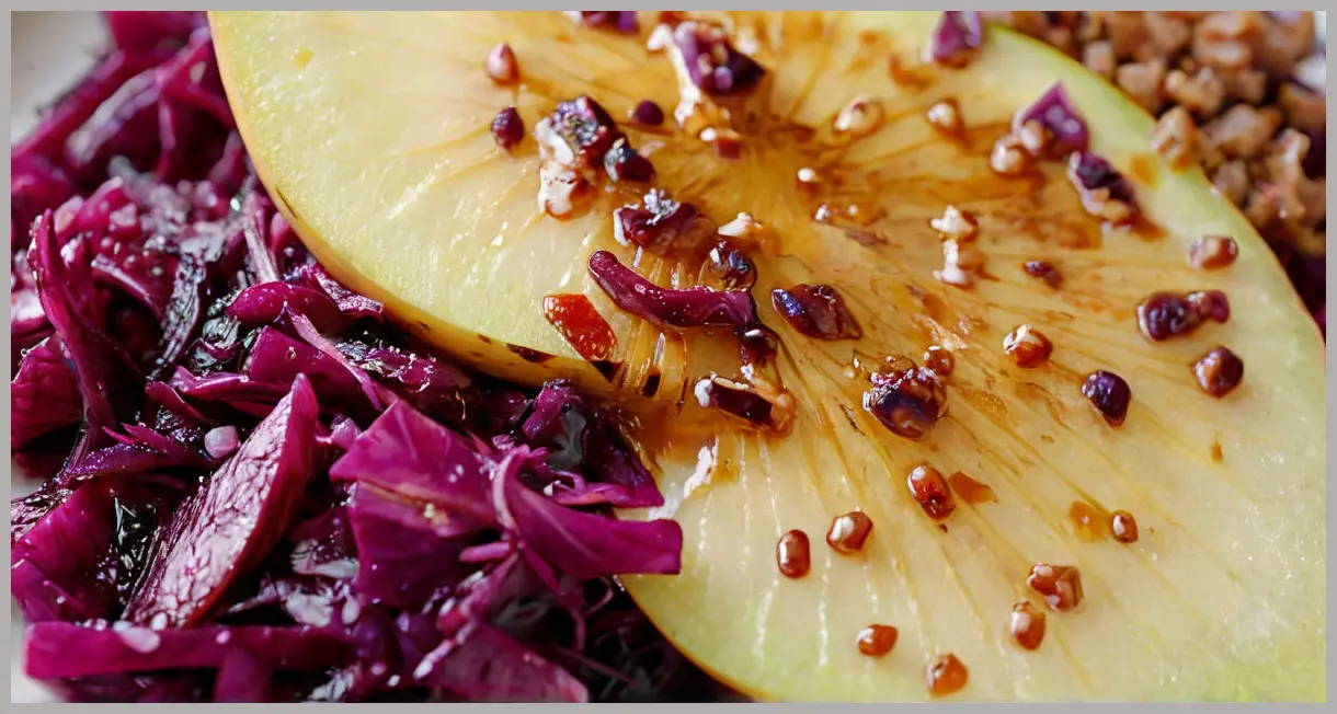 Stir-Fried Red Cabbage with Pear and Five Spice Recipe