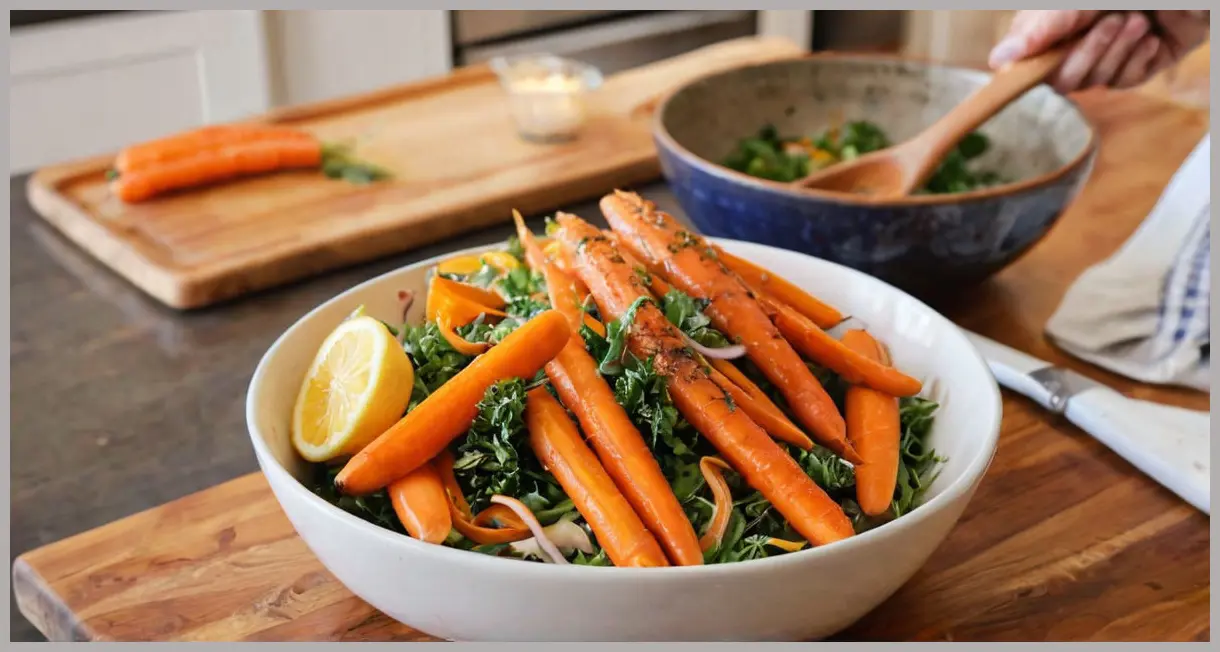 Roasted Rainbow Carrot Salad Recipe