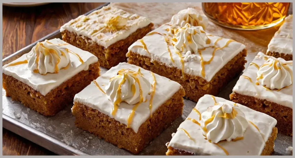Ginger Drizzle Traybake with Cream Cheese Icing Recipe