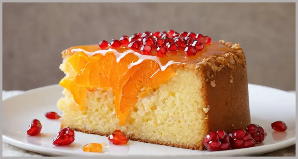 Eric Lanlard’s Clementine and Pomegranate Cake (Gluten-Free) Recipe