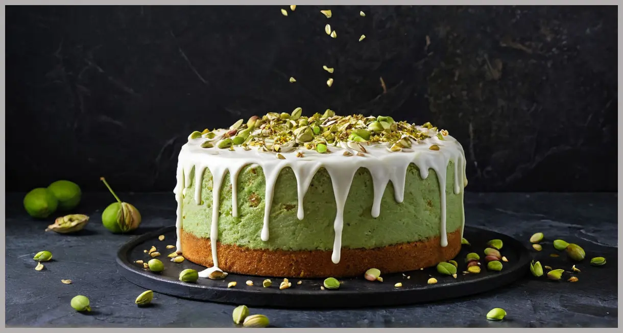 Chetna Makan’s Pistachio, Cardamom and White Chocolate Cake Recipe