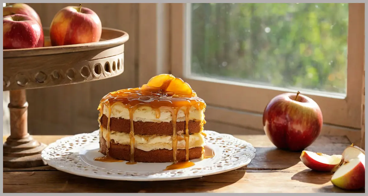Apple Caramel Layer Cake Recipe
