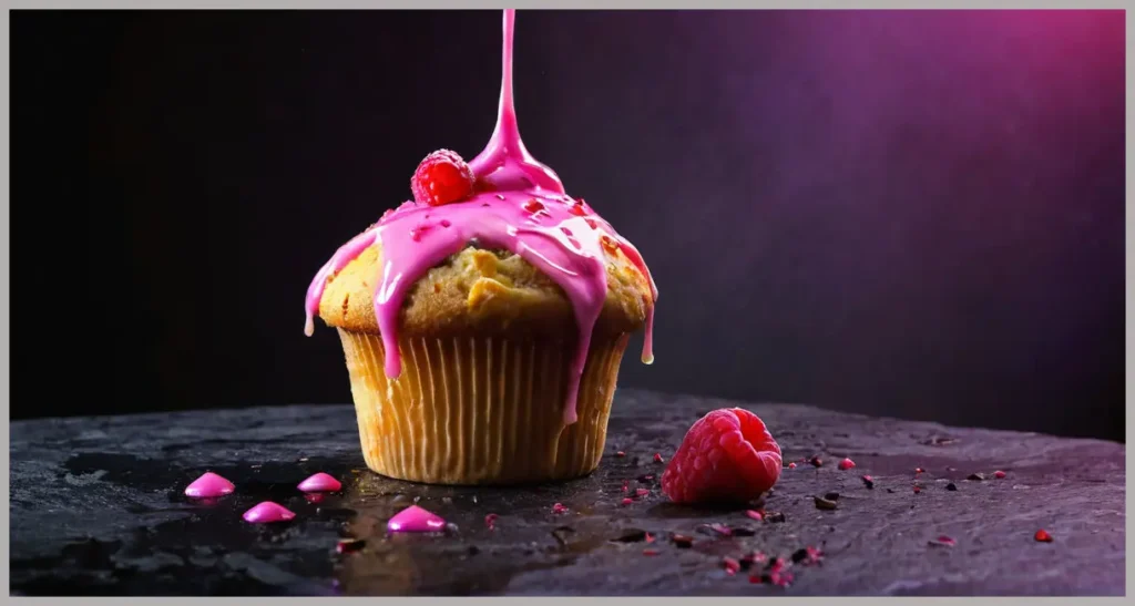 Raspberry and Custard Muffins Recipe