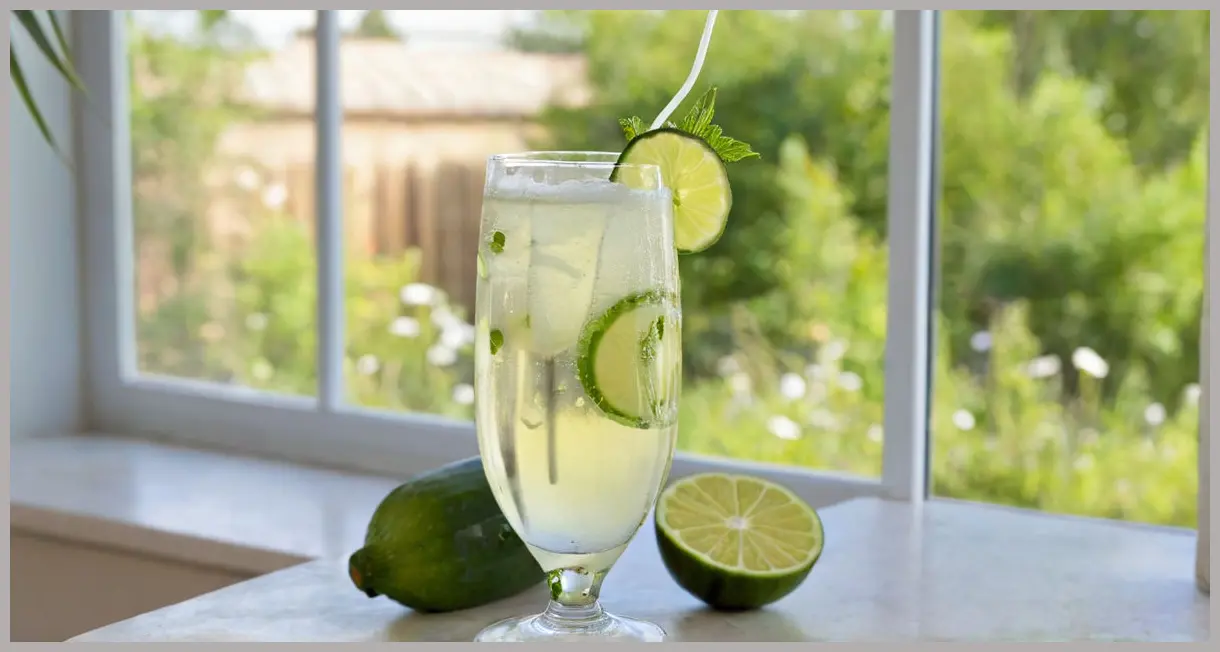 Elderflower Prosecco with Cucumber Recipe