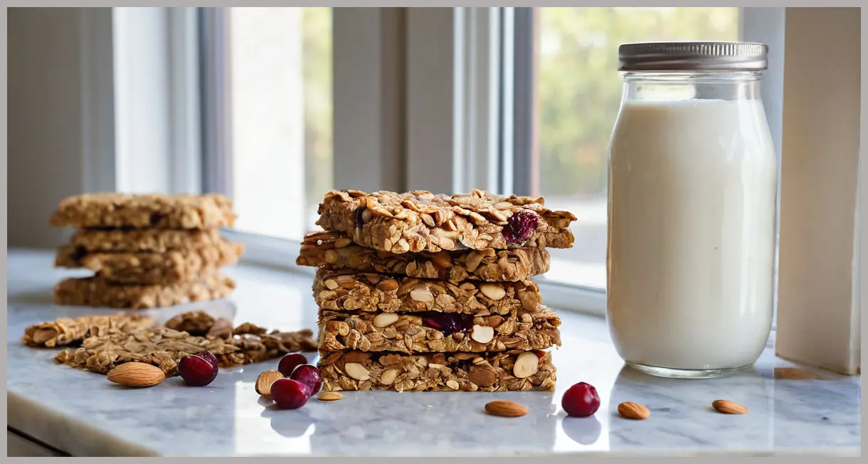 Almond and Cranberry Granola Bars Recipe
