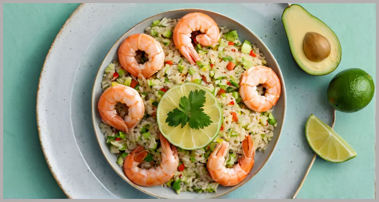 Mexican-Style Prawn Rice with Avocado Salsa Recipe