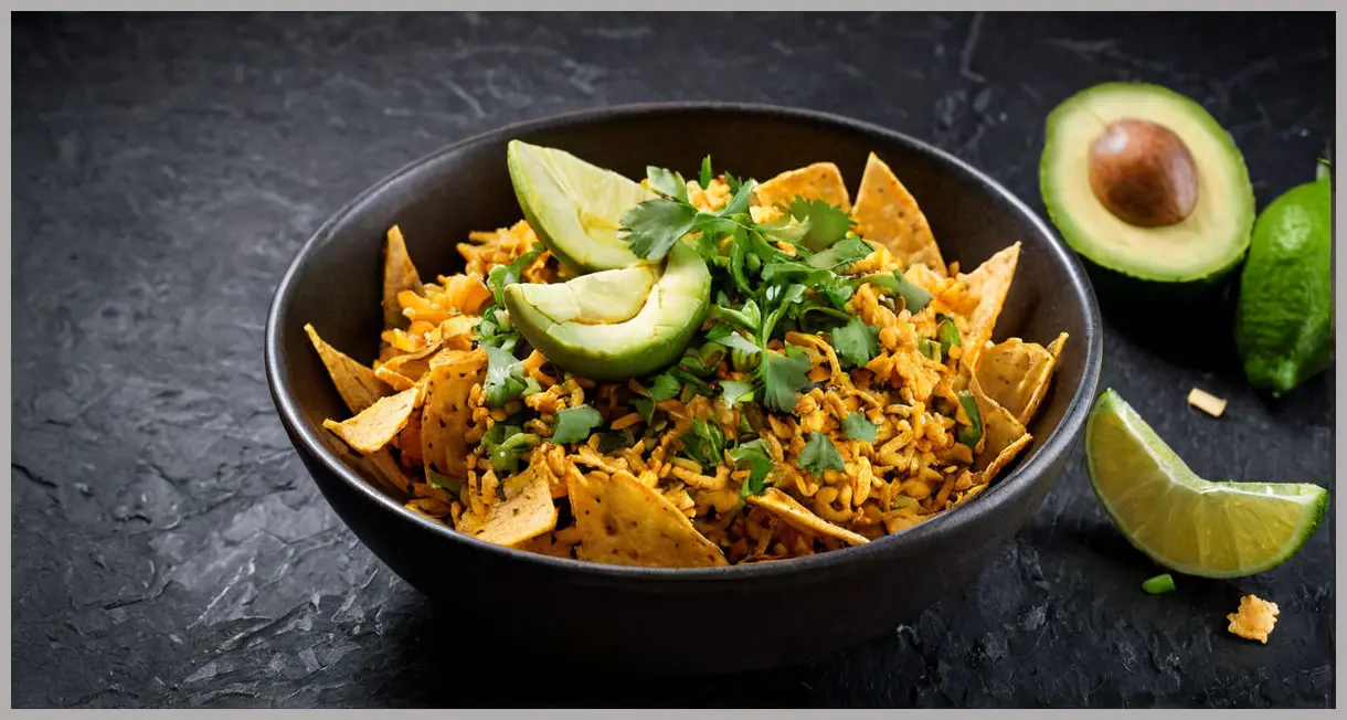 Crispy Mexican Tortilla Rice Bowl Recipe