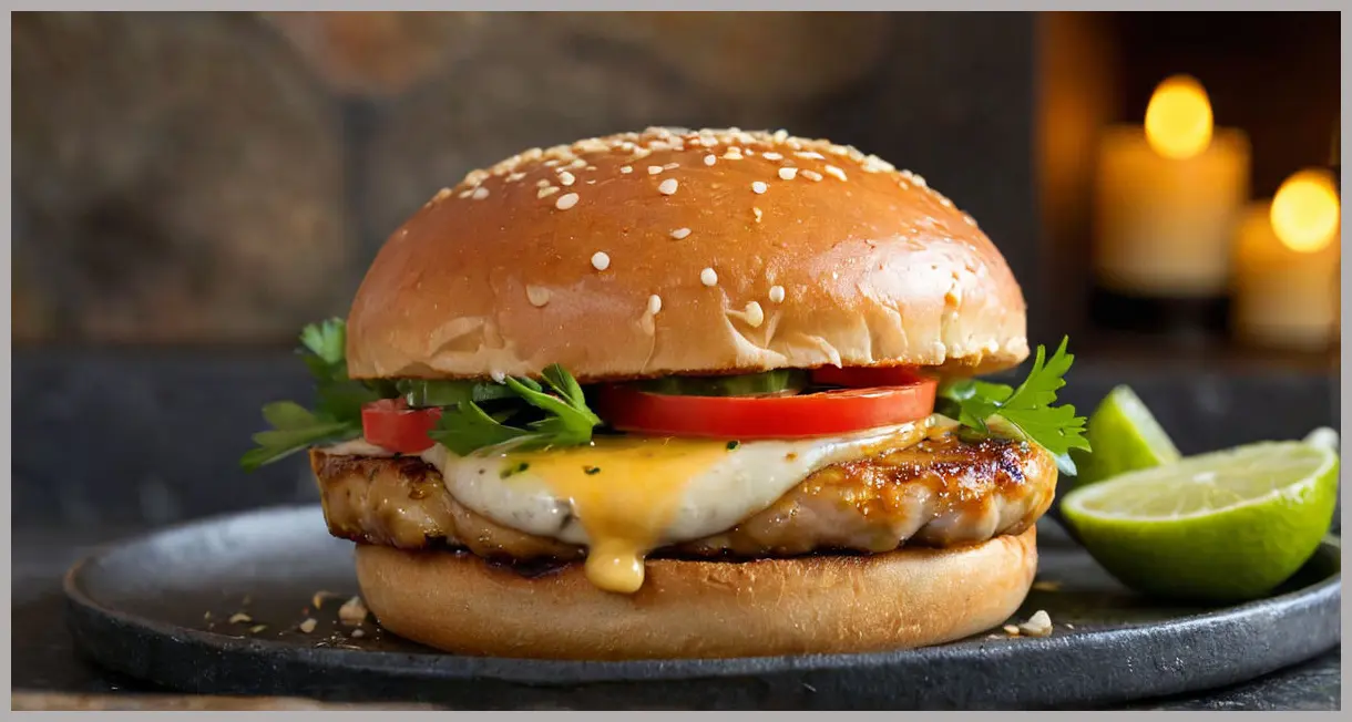 Mexican Chicken Burgers Recipe