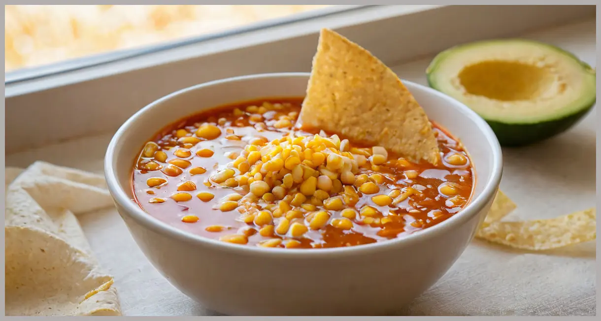 Mexican Veggie and Tortilla Soup Recipe