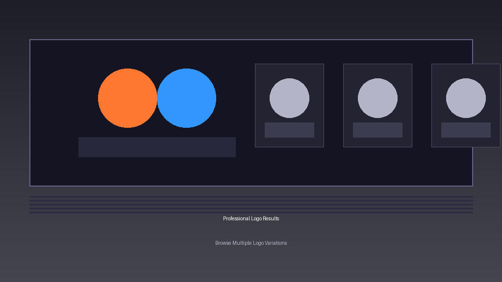 Z-Turbo logo generator results showing multiple logo variations